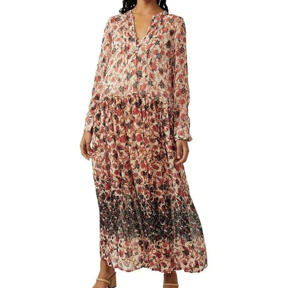 Free People See It Through Boho Print Dress - Picture 1 of 4